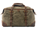 Men's Large Waxed Canvas Travel Bag