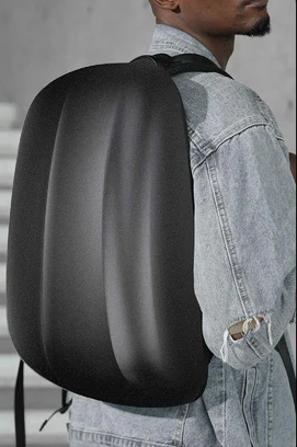 Tech-style cycling/helmet bag