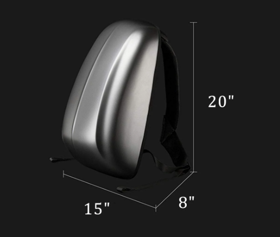 Tech-style cycling/helmet bag
