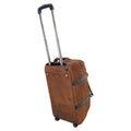 Rolling Leather Duffle Bag